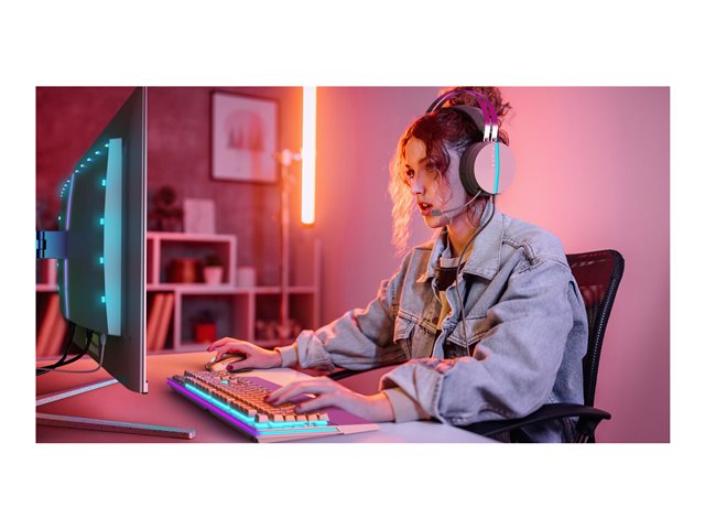Philips Evnia 8000 32M2N8900 - OLED monitor - gaming - 32\" (31.5\" viewable) - 3840 x 2160 4K @ 240 Hz - 1000 cd/m² - 1500000:1 - DisplayHDR 400 True Black - 0.03 ms - 2xHDMI, DisplayPort, USB-C - speakers - white