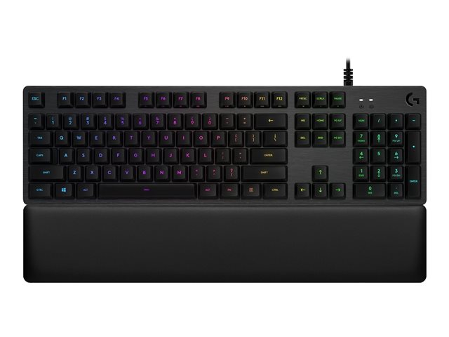 Logitech Gaming G513 - Keyboard - backlit - USB - US International - key switch: GX Brown Tactile - carbon