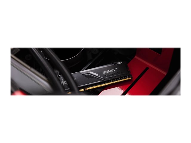 Kingston FURY Beast - DDR4 - kit - 16 GB: 2 x 8 GB - DIMM 288-pin - 3200 MHz / PC4-25600 - CL16 - 1.35 V - unbuffered - non-ECC - black