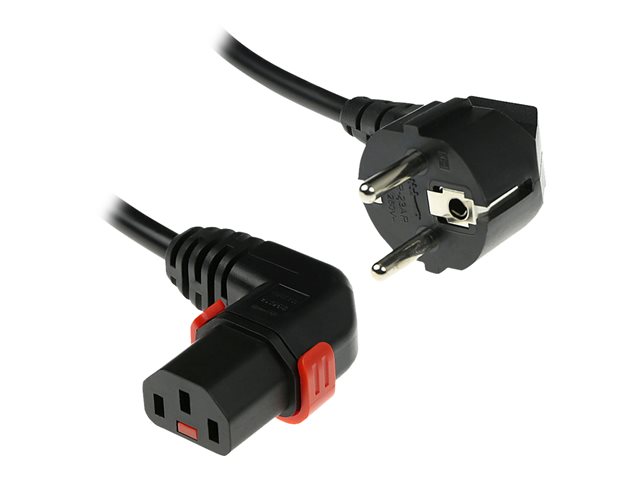 PWR CORD CEE7/7-C13 LOCK R 2M. 1 stk