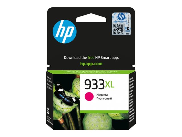 HP 933XL - High Yield - magenta - original - ink cartridge - for Officejet 6100, 6600 H711a, 6700, 7110, 7510, 7610, 7612