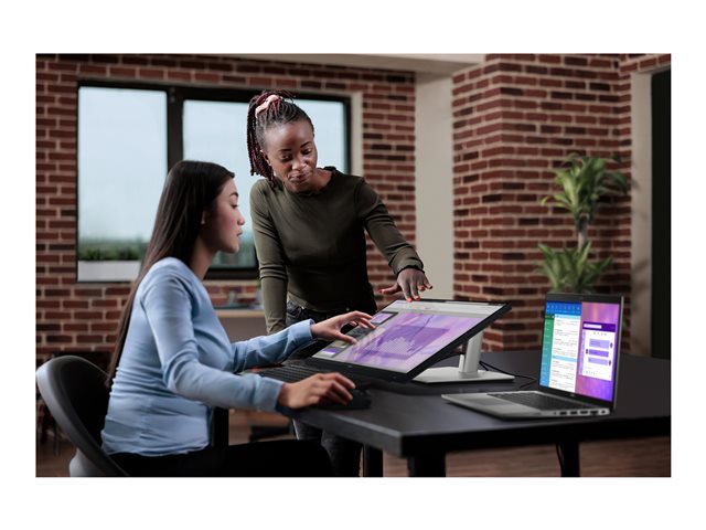 Dell P2424HT - LED monitor - 24\" (23.8\" viewable) - touchscreen - 1920 x 1080 Full HD (1080p) @ 60 Hz - IPS - 300 cd/m² - 1000:1 - 5 ms - HDMI, DisplayPort, USB-C - speakers - with 3 years Limited Hardware Warranty with Advanced Exchange Service and