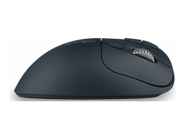 Kensington Pro Fit Ergo TB550 Trackball EQ - Trackball - ergonomic - optical - 9 buttons - wireless - 2.4 GHz, Bluetooth - USB wireless receiver - blue-grey, black - retail - colour box