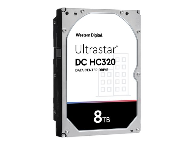 WD Ultrastar DC HC320 HUS728T8TL5204 - Hard drive - 8 TB - internal - 3.5\" - SAS 12Gb/s - 7200 rpm - buffer: 256 MB