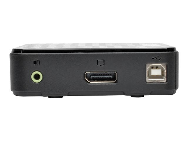 2-Port DisplayPort KVM Switch 4K 60 Hz with Audio Cables and USB Peripheral Sharing
