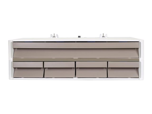 Ergotron CareFit Pro - Cart - Electric Lift - for LCD display / PC equipment - lockable - medical - white, warm grey - screen size: up to 27\" - 320 Wh - lithium iron phosphate - TAA Compliant