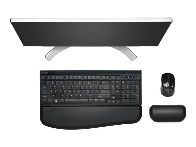 Kensington Advance Fit Slim - Keyboard - wireless - 2.4 GHz - Belgium - black - retail