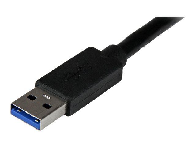 StarTech.com USB 3.0 to HDMI & DVI Adapter with 1x USB Port - External Video & Graphics Card Adapter - Dual Monitor Hub - Supports Windows (USB32HDEH) - Docking station - USB 3.0 - HDMI - TAA Compliant - for P/N: HDDVIMM3, HDMM12, HDMM15, HDMM1MP, HDMM2MP, HDMM3, HDMM3MP, HDMM50A, HDMM6, HDPMM50