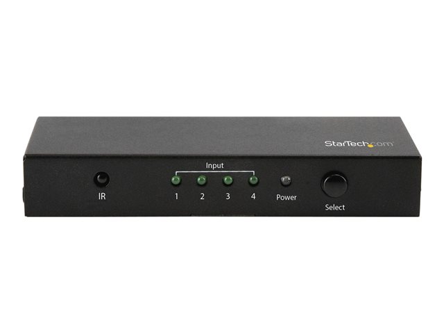 StarTech.com HDMI 2.0 Switch - 4 Port - 4K 60Hz - HDMI Automatic Video Switch Box - Multi Port Hub w/ 1 In 4 Out Functionality (VS421HD20) - Video/audio switch - 4 x HDMI - desktop - for P/N: SVA5H2NEUA