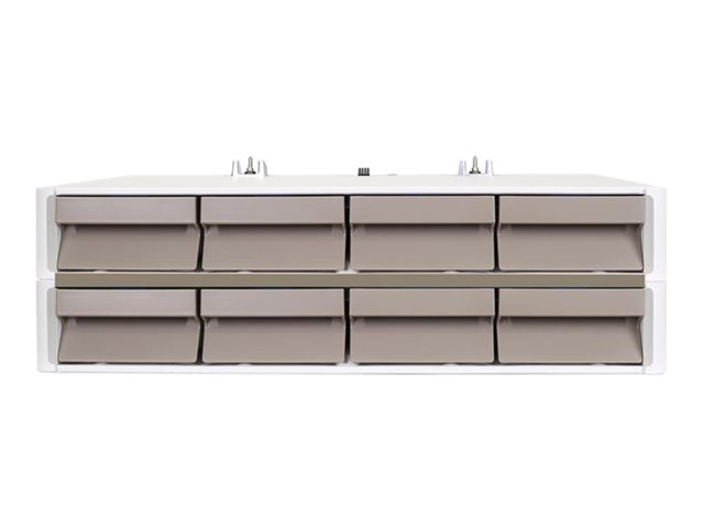 Ergotron CareFit Pro - Cart - Electric Lift - for LCD display / PC equipment - lockable - medical - white, warm grey - screen size: up to 27\" - 320 Wh - lithium iron phosphate - TAA Compliant