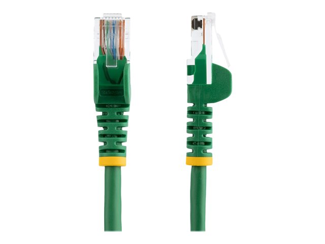 StarTech.com 0.5m Green Cat5e / Cat 5 Snagless Ethernet Patch Cable 0.5 m - Patch cable - RJ-45 (M) to RJ-45 (M) - 50 cm - UTP - CAT 5e - stranded, snagless - green