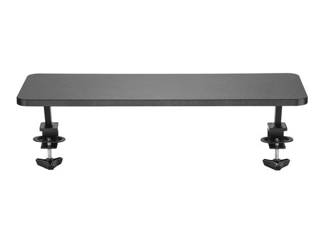 StarTech.com Monitor Riser Stand - Clamp-on Monitor Shelf for Desk - Extra Wide 25.6\" (65 cm) For up to 34\" Monitors - Black (MNRISERCLMP) - Mounting kit - for Monitor - black - screen size: up to 32\" - desk-mountable