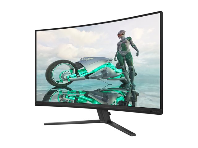 Philips Evnia 3000 32M2C3500L - LED monitor - gaming - curved - 32\" (31.5\" viewable) - 2560 x 1440 QHD @ 180 Hz - Fast VA - 300 cd/m² - 3500:1 - HDR10 - 0.5 ms - 2xHDMI, DisplayPort - charcoal