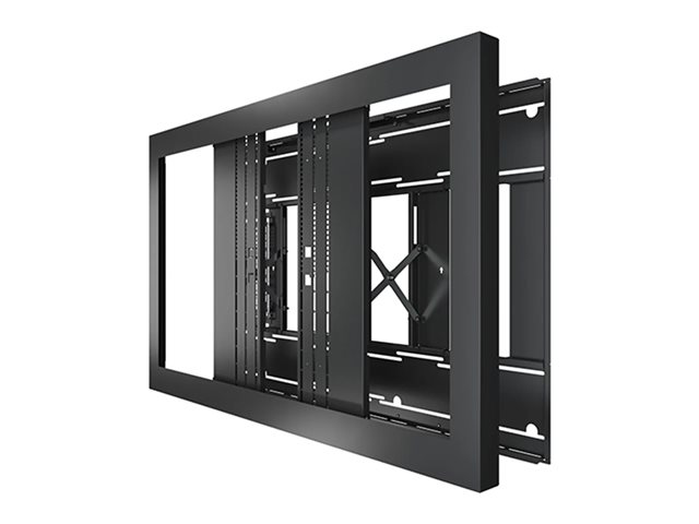 Chief Impact On-Wall Kiosk - Enclosure - landscape - for digital signage panel - black - screen size: 65\" - wall-mountable