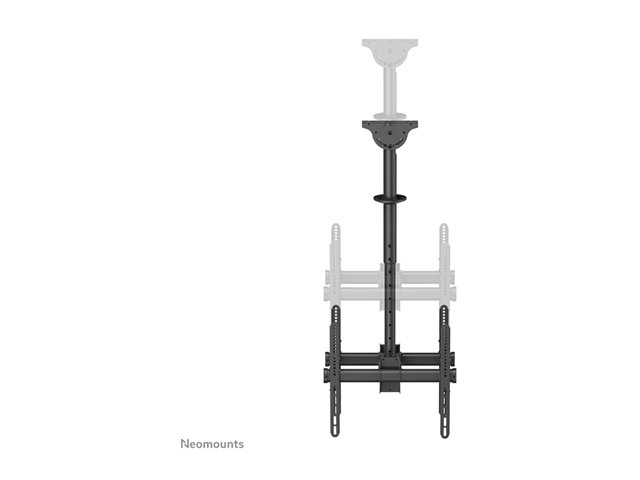 Neomounts NM-C440D - Bracket - full-motion - for 2 LCD displays - black - screen size: 32\"-60\" - ceiling mountable
