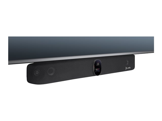 Poly Studio X70 - All-in-One video bar - Zoom Certified, Certified for Microsoft Teams, Google Meet Certified - black