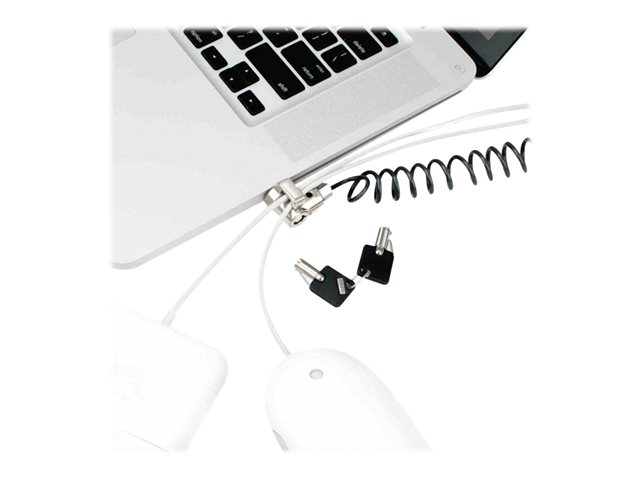 Compulocks T-bar Security Keyed Coiled Cable Lock - Security cable lock - 1.52 m - for Compulocks Universal Tablet Holder