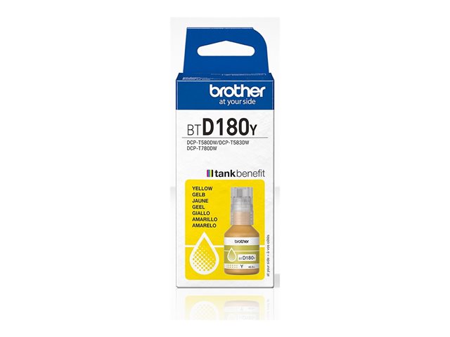 Brother BTD180Y - Yellow - original - ink refill - for Brother DCP-T580DW