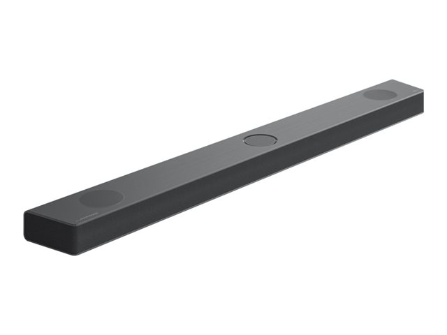 LG DS95QR - Sound bar system - for home theatre - 9.1.5-channel - wireless - Wi-Fi, Bluetooth - App-controlled - 810 Watt (Total) - dark steel silver