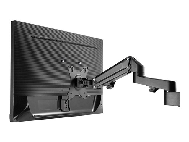 Neomounts DS70-750BL1 - Mounting kit (desk mount) - full-motion adjustable arm - for LCD display - black - screen size: 17\"-27\" - clamp mountable, grommet