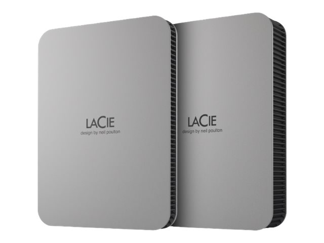 LaCie Mobile Drive STLR4000400 - Apple Exclusive - hard drive - encrypted - 4 TB - external (portable) - USB 3.2 Gen 1 (USB-C connector) - Self-Encrypting Drive (SED) - space grey - with 3 years Seagate Rescue Data Recovery