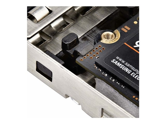StarTech.com Dual-Bay M.2 NVMe SSD Removable Mobile Rack for PCIe x8 Slot - Interface adapter - M.2 - M.2 NVMe Card / PCIe (NVMe) - PCIe 4.0 x8 - black