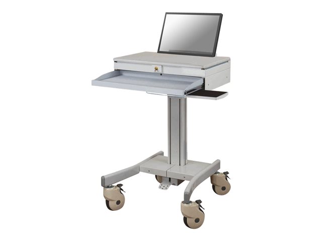 Neomounts MED-M100 - Cart - for notebook / keyboard / mouse - medical - grey - screen size: 10\"-18\"
