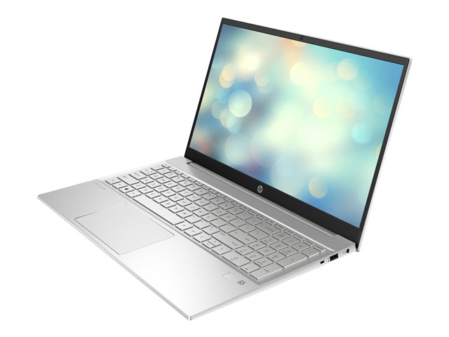 HP Pavilion Laptop 15-eg1024nb - Intel Core i5 1155G7 - Win 11 Home Plus - Iris Xe Graphics - 16 GB RAM - 512 GB SSD NVMe, HP Value - 15.6\" IPS 1920 x 1080 (Full HD) - Wi-Fi 6 - natural silver (cover and base), paint finish (base), sandblasted (cover