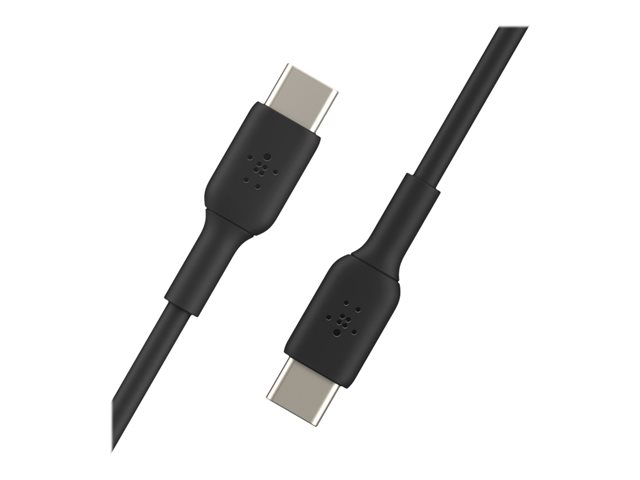 Belkin BoostCharge - USB cable - 24 pin USB-C (M) to 24 pin USB-C (M) - 1 m - black