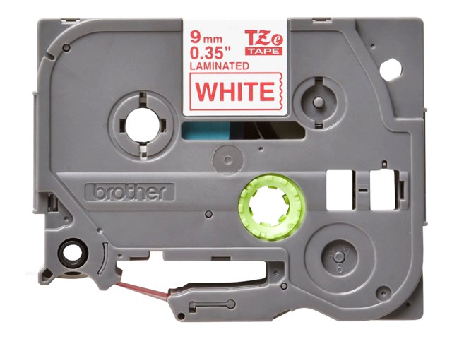Brother TZe-222 - Red on white - Roll (0.9 cm x 8 m) 1 cassette(s) laminated tape - for Brother PT-P750, P950, P-Touch PT-E310, P-Touch Cube PT-P300, P-Touch Cube Pro PT-P910