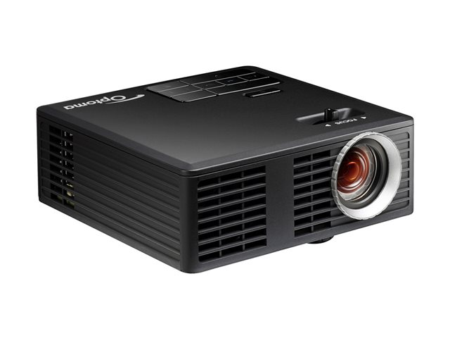 Optoma ML750i - DLP projector - LED - 3D - 700 lumens - WXGA (1280 x 800) - 16:10 - 720p - white, grey