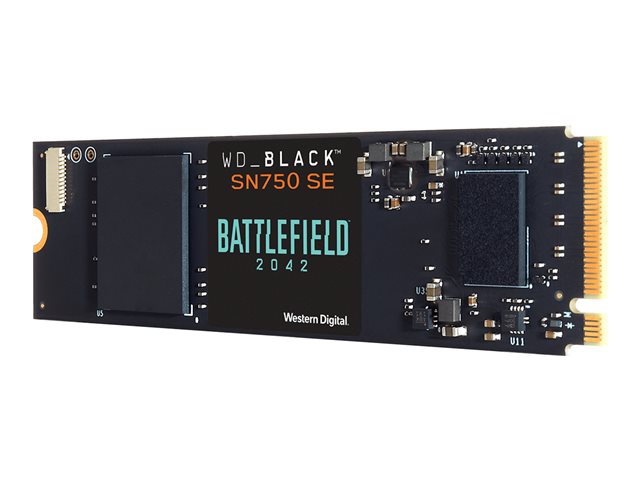 WD_BLACK SN750 SE WDBB9J5000ANC - Battlefield 2042 Bundle - SSD - 500 GB - internal - M.2 2280 - PCIe 4.0 (NVMe)
