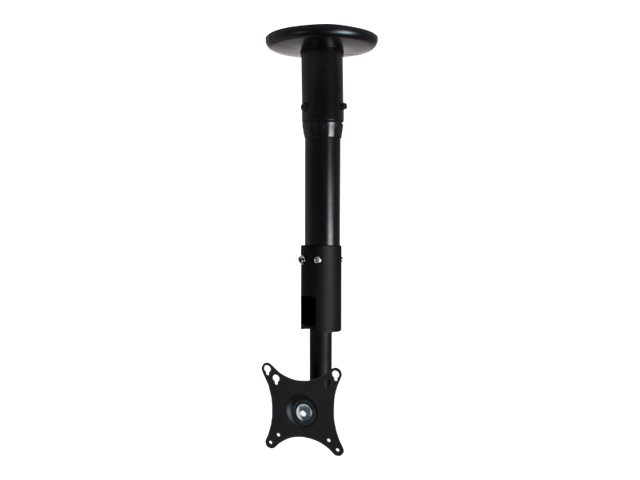 B-TECH PRO Install BT7553 - Mounting kit (mounting hardware, pole, interface plate, ceiling/desk mount) - Tilt & Swivel - for LCD display - black