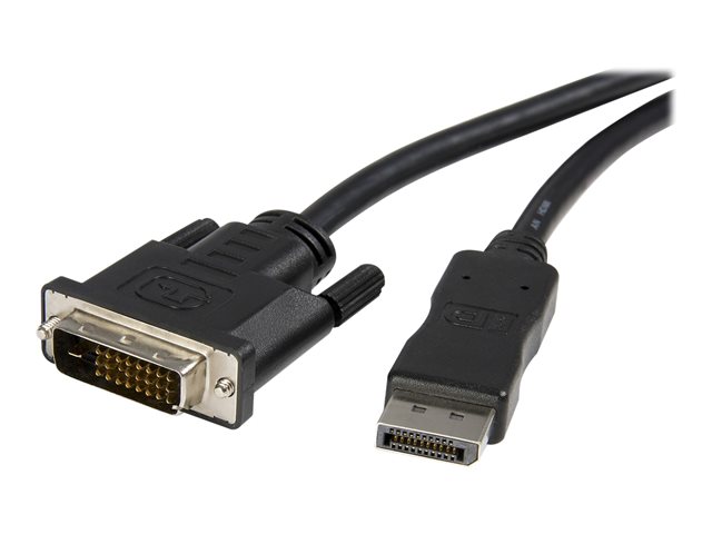 StarTech.com 10 ft DisplayPort to DVI Video Adapter Converter Cable - M/M (DP2DVIMM10) - DisplayPort cable - DisplayPort (M) to DVI-D (M) - 3 m - black - for P/N: DPPNLFM3, DPPNLFM3PW
