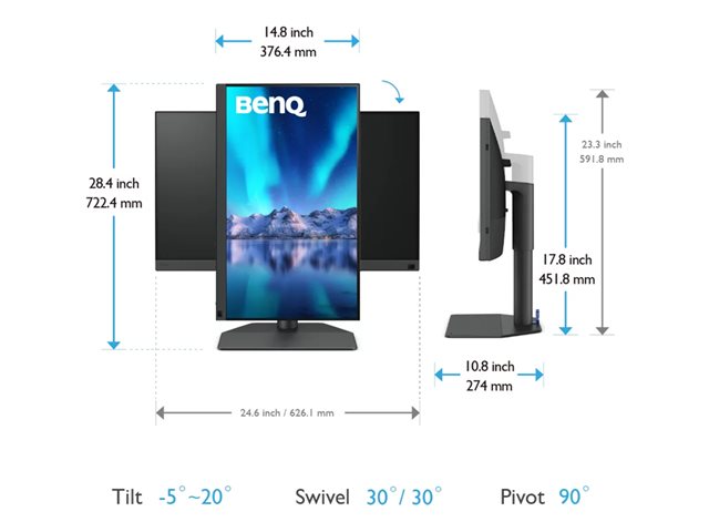 SW272QC 560x144PhotoVuephotographermonitor27inch16:9Aanti-Ref.