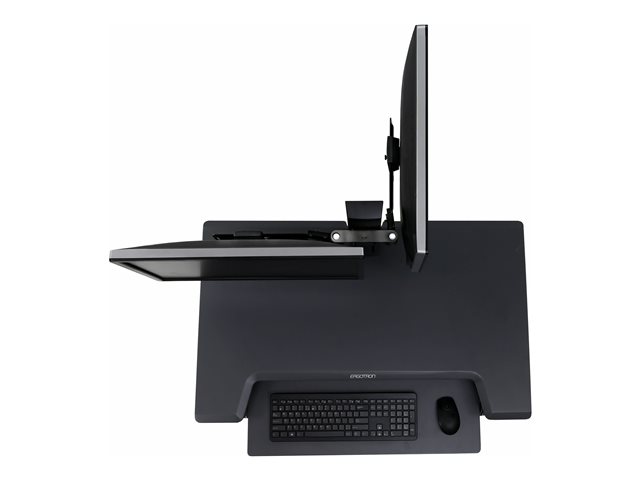 Ergotron - Mounting component (double hinged bow) - for 2 LCD displays - black - screen size: up to 25\"