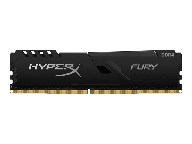 HyperX FURY - DDR4 - kit - 16 GB: 2 x 8 GB - DIMM 288-pin - 3200 MHz / PC4-25600 - CL16 - 1.35 V - unbuffered - non-ECC - black