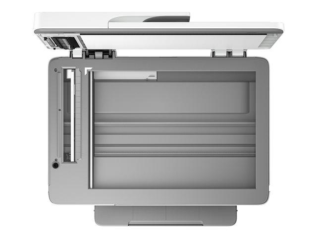 HP Officejet Pro 9730e Wide Format All-in-One - Multifunction printer - colour - ink-jet - A3/Ledger (297 x 432 mm) (original) - A3 (media) - up to 18 ppm (copying) - up to 22 ppm (printing) - 250 sheets - USB 2.0, LAN, Wi-Fi(ac), USB 2.0 host, Bluetooth - cement