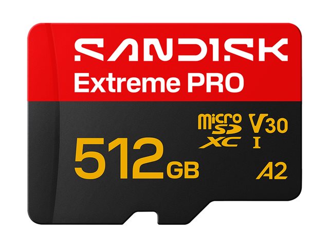Extreme Pro MicroSD UHS-I 512GB 250MB/s