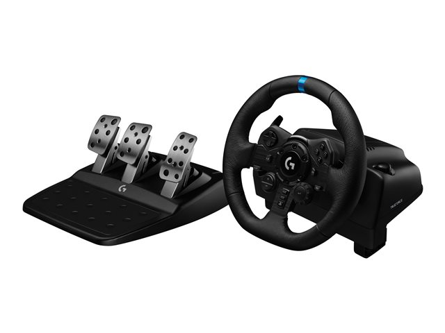 Logitech G G923 - Wheel, pedals and gear shift lever set - wired - for PC, Sony PlayStation 4, Sony PlayStation 5