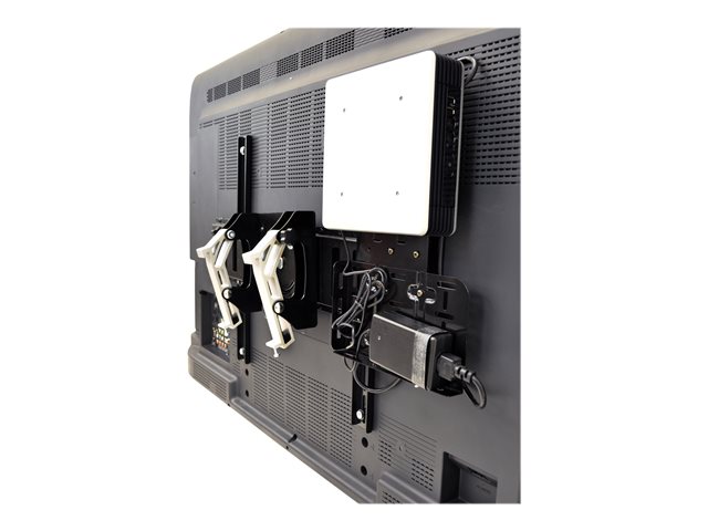 Ergotron SIM90 Signage Integration Mount - Mounting kit (wall bracket, mounting brackets, quick release VESA plate) - for LCD display / CPU - black - screen size: from 32\"