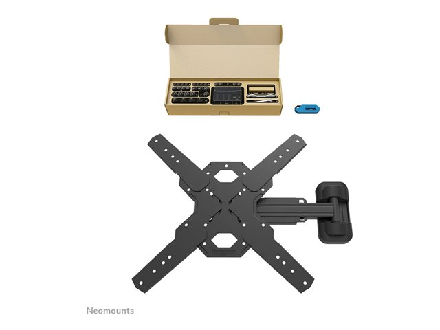 Neomounts WL40S-840BL14 - Mounting kit (wall mount) - full-motion - for TV - black - screen size: 32\"-65\"