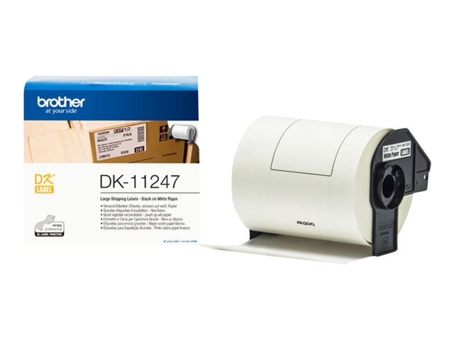 Brother DK-11247 - Black on white - 103 x 164 mm 180 label(s) (1 roll(s) x 180) labels - for Brother QL-1050, QL-1060N, QL-1100