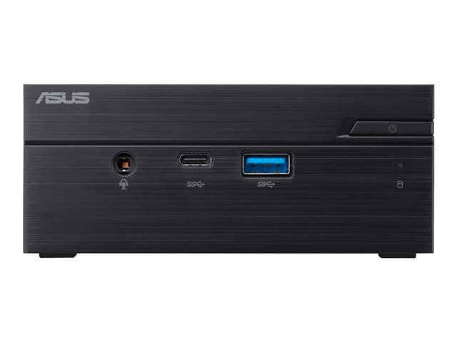 ASUS Mini PC PN41 BBC129MV - Barebone - mini PC - 1 x Celeron N4500 / up to 2.8 GHz - RAM 0 GB - UHD Graphics - Gigabit Ethernet, 2.5 Gigabit Ethernet - black