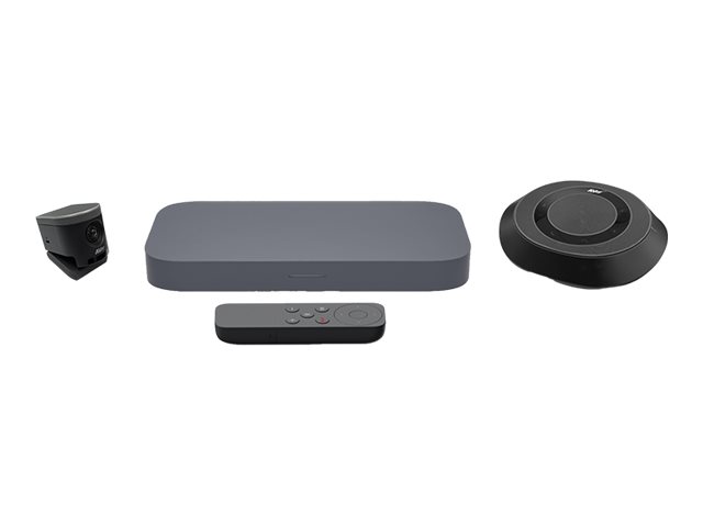 ASUS Google Meet GQE20A - Starter Kit - video conferencing kit (speakerphone, wireless remote control, ePTZ UHD Camera) - iron grey - with Meeting Computer System - power adapter included