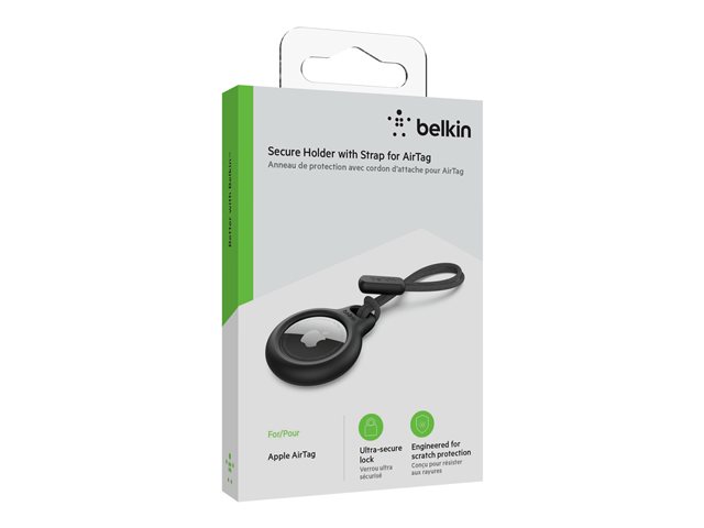 Belkin Secure Holder with Strap for AirTag - Black