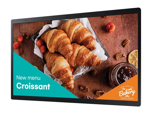 Samsung QB24C - 24\" Diagonal Class (23.8\" viewable) - QBC Series LED-backlit LCD display - digital signage - Tizen OS - 1080p 1920 x 1080
