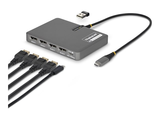 USB-C to Quad DP Adapter