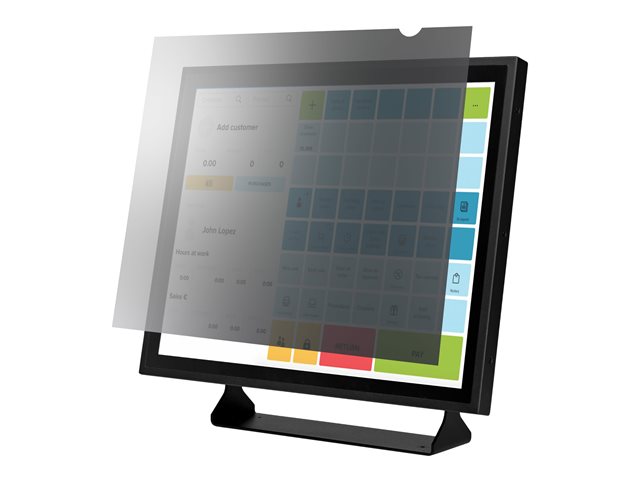 StarTech.com 19-inch 5:4 Computer Monitor Privacy Filter, Anti-Glare Privacy Screen with 51% Blue Light Reduction, Black-out Monitor Screen Protector w/+/- 30 deg. Viewing Angle, Matte and Glossy Sides (1954-PRIVA - Notebook privacy filter (horizontal) - 19\" wide - transparent