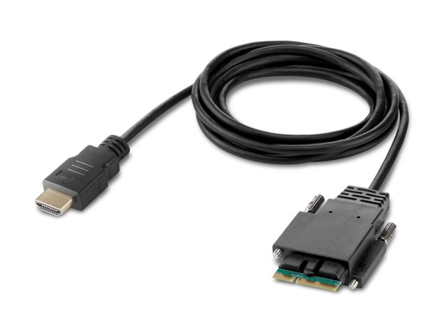 Belkin Secure Modular HDMI Single Head Console Cable - HDMI cable - TAA Compliant - HDMI male - 91.4 cm - 4K support, active